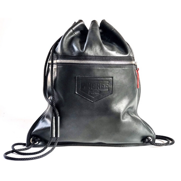 Detroit Drawstring Backpack in Leather image
