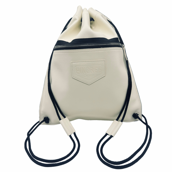 Detroit Drawstring Backpack in Leather