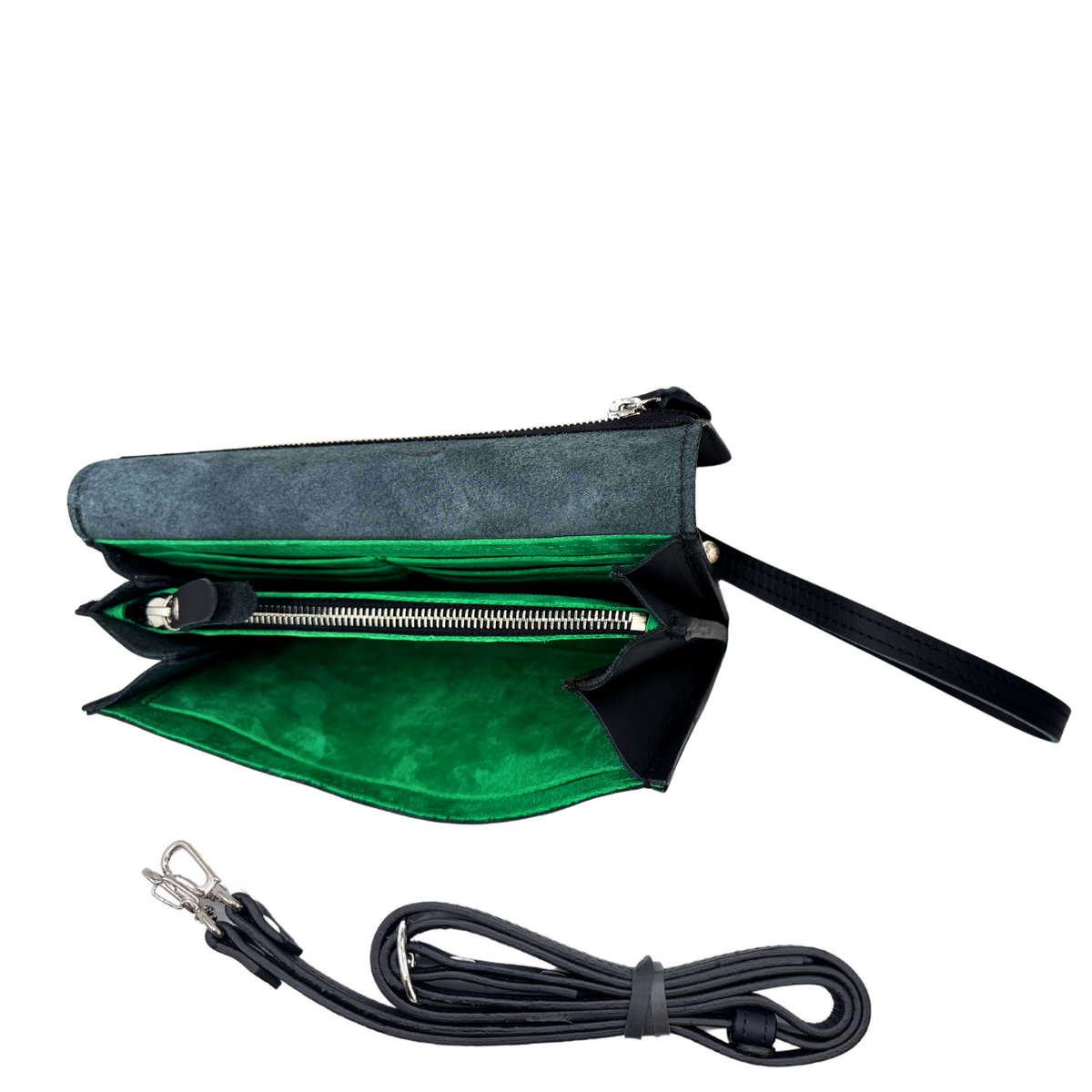 The Adeline Lux: Clutch and Cross-body - Leather