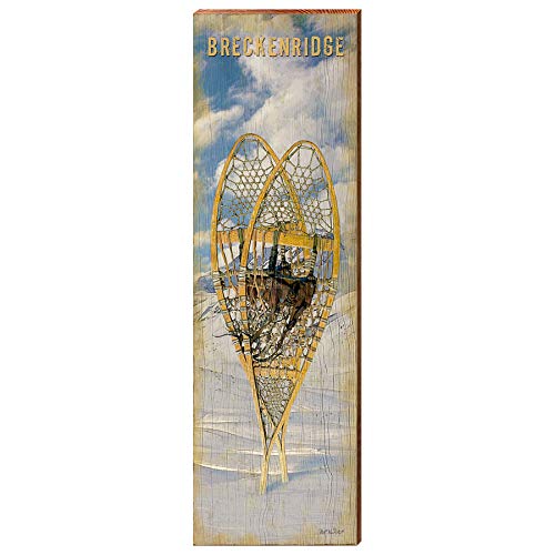 Breckenridge, Colorado Wooden Sign | Wall Art Print on Real Wood 