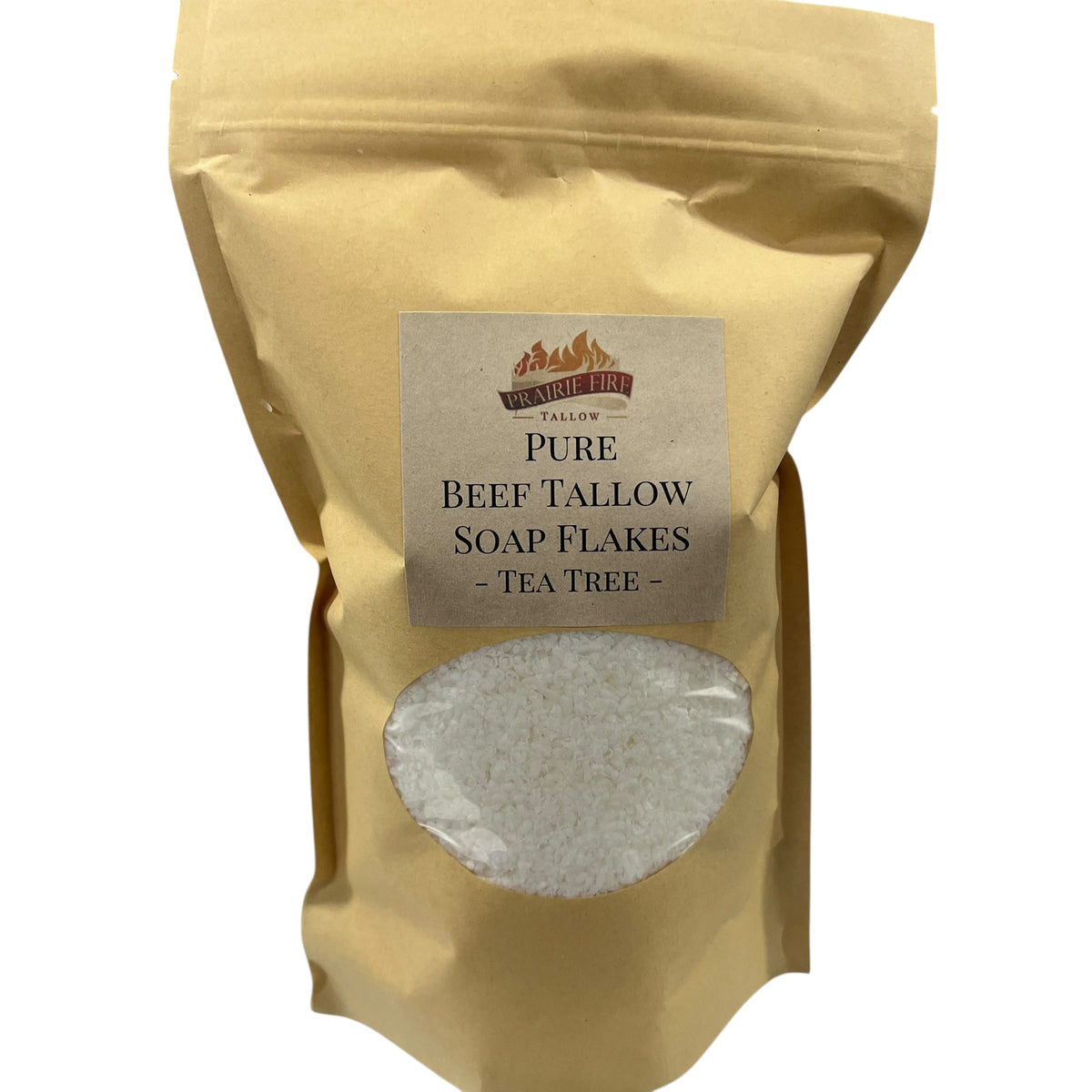 Pure Beef Tallow Soap Flakes - Made in USA - Grass Fed and Finished - Face, Body and Hair - Cleans, Moisturizes, Soothes, and Hydrates. Natural and Organic