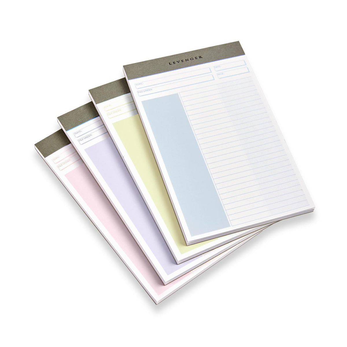 Freeleaf Soft Color Annotation Ruled Pads (set of 4)
