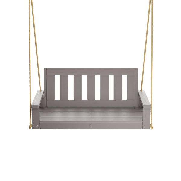 Porchgate Amish Heavy Duty 700 Lb 4-Foot Ardmore Porch Swing - Dovetail Grey