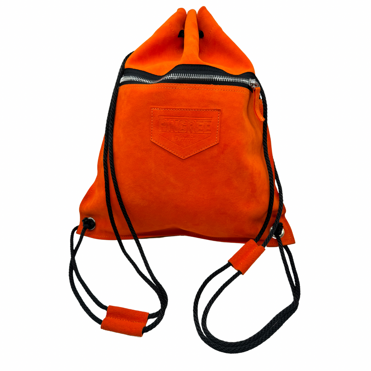 Detroit Drawstring Backpack in Leather