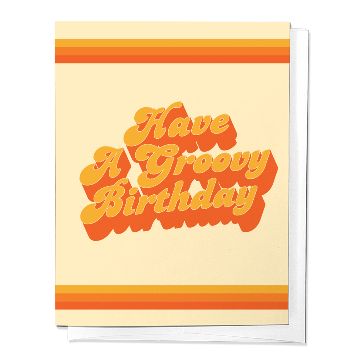 Have a Groovy Birthday | 70s Psychedelic Greeting Card