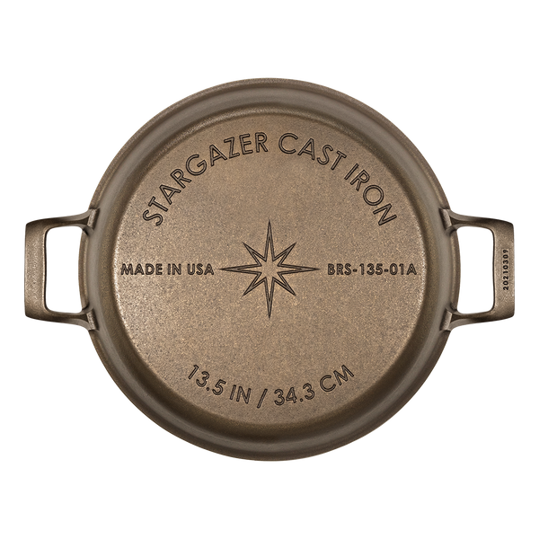 13.5-Inch Cast Iron Braiser