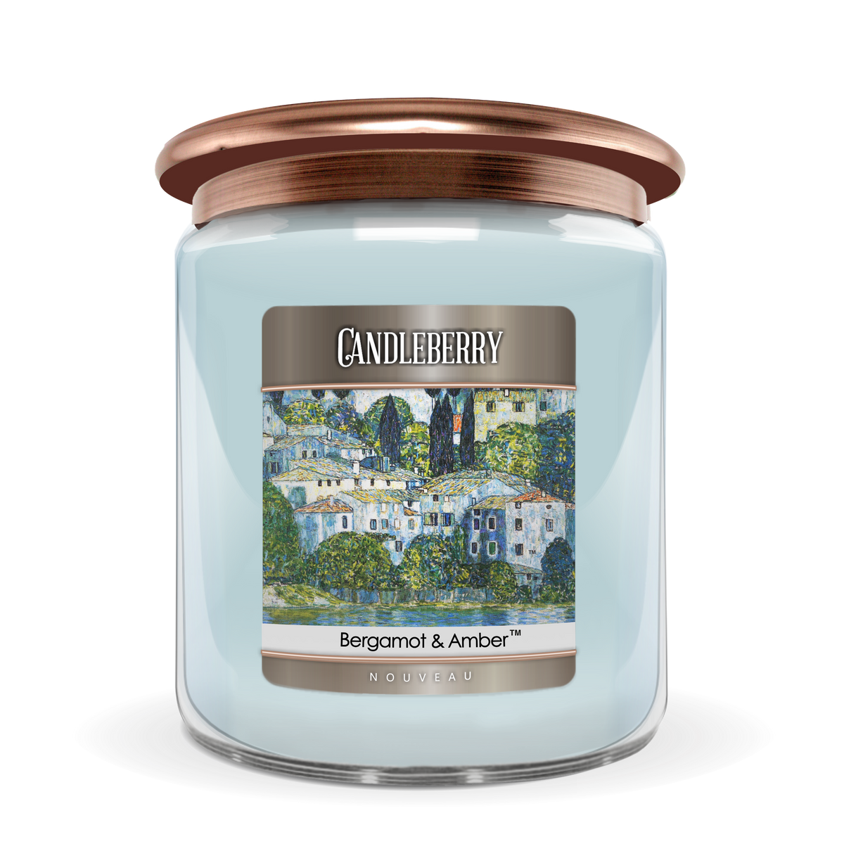 NOUVEAU™ - Bergamot & Amber™, 3 - Wick, Candy Jar Candle
