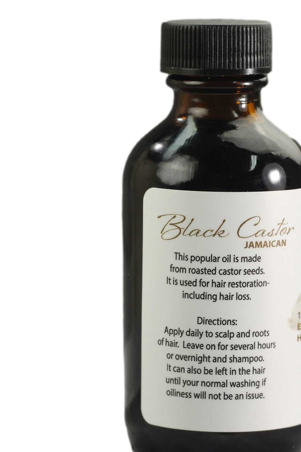 Jamaican Black Castor Oil, Cold Pressed, Moisturizer for Thicker Looking Hair