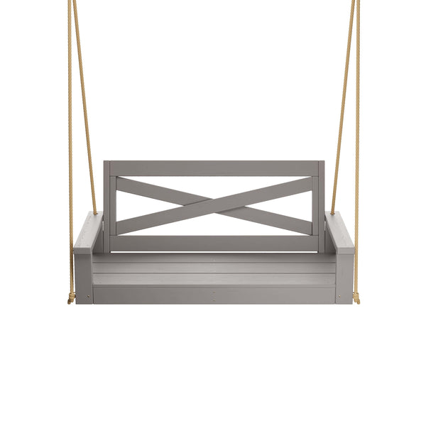 Porchgate Amish Heavy Duty 700 Lb 4-Foot Boardwalk Porch Swing - Dovetail Grey