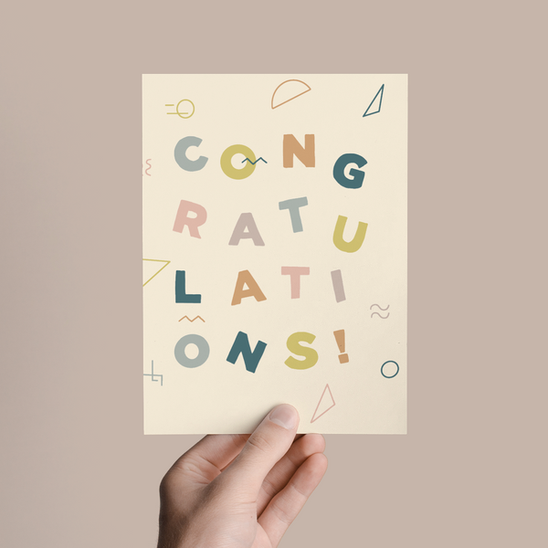 Crazy Congrats Congratulations Greeting Card