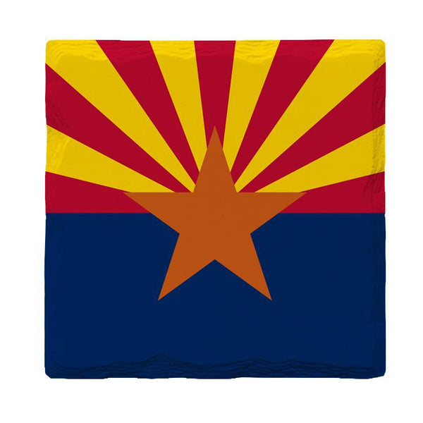 Arizona State Flag |Drink Coaster Set