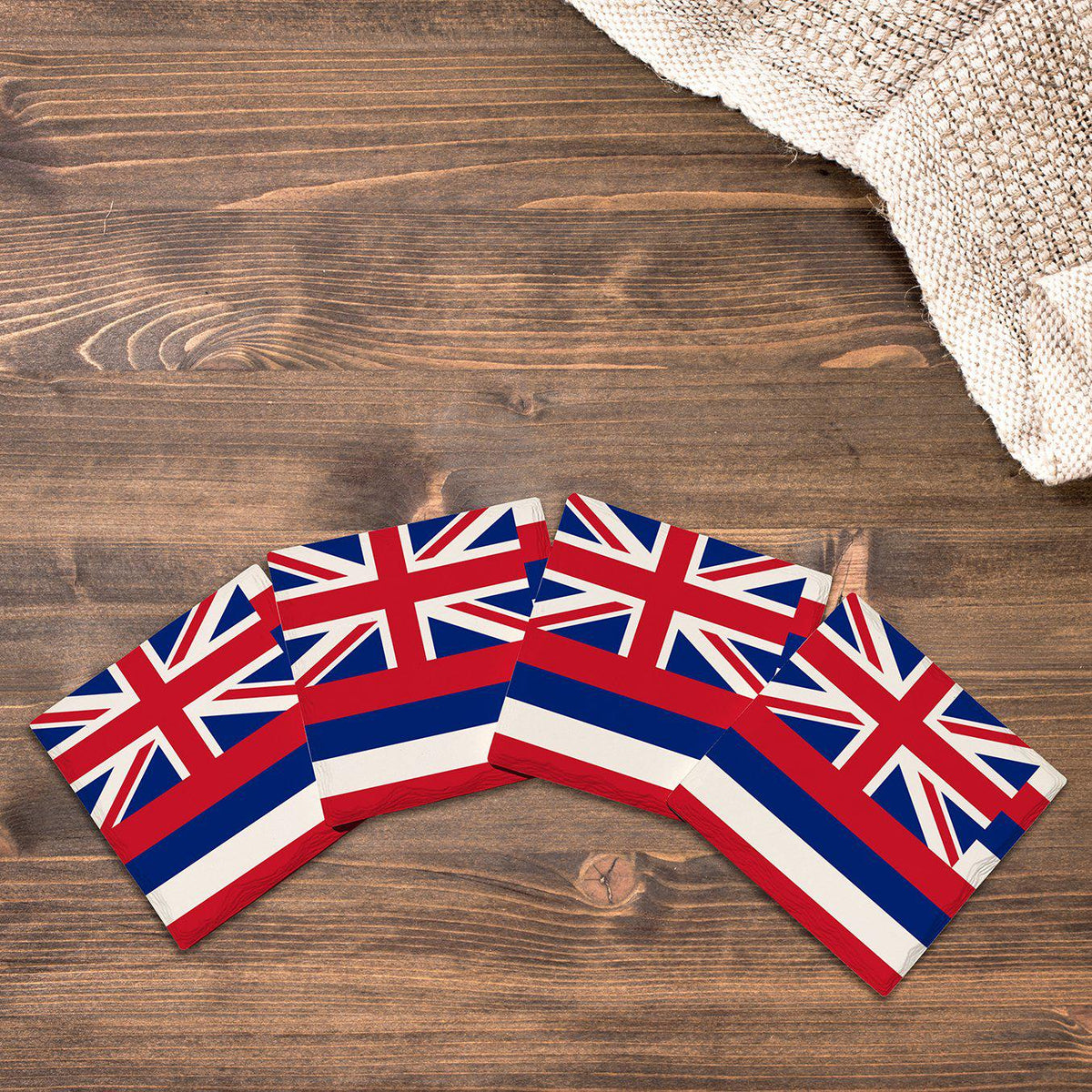 Hawaii State Flag |Drink Coaster Set