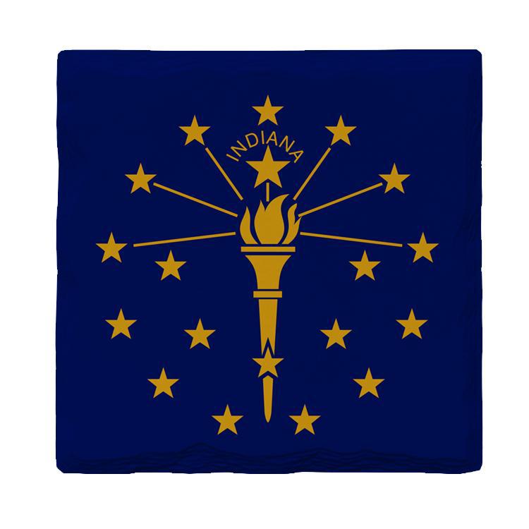 Indiana State Flag |Drink Coaster Set