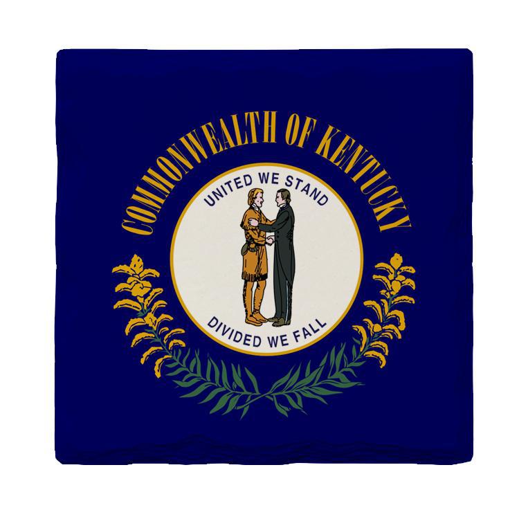 Kentucky State Flag |Drink Coaster Set