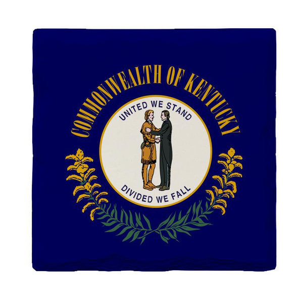 Kentucky State Flag |Drink Coaster Set
