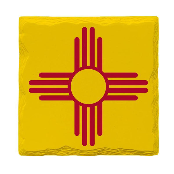 New Mexico State Flag |Drink Coaster Set