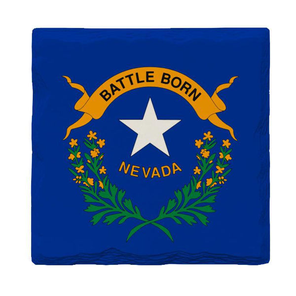 Nevada State Flag |Drink Coaster Set