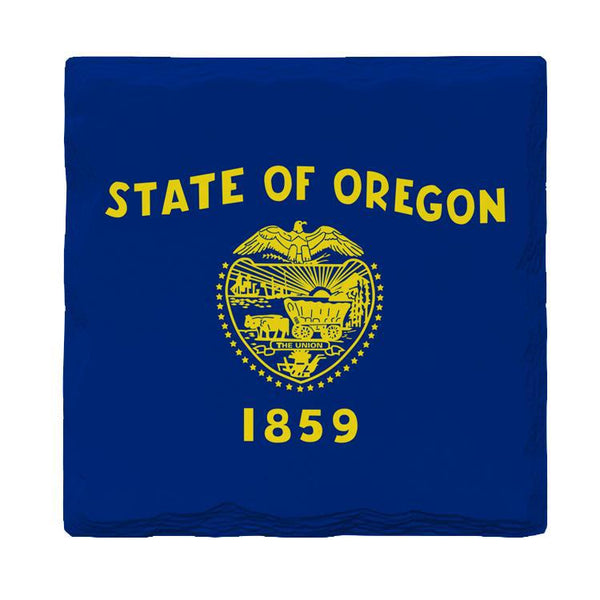 Oregon State Flag | Drink Coaster Set
