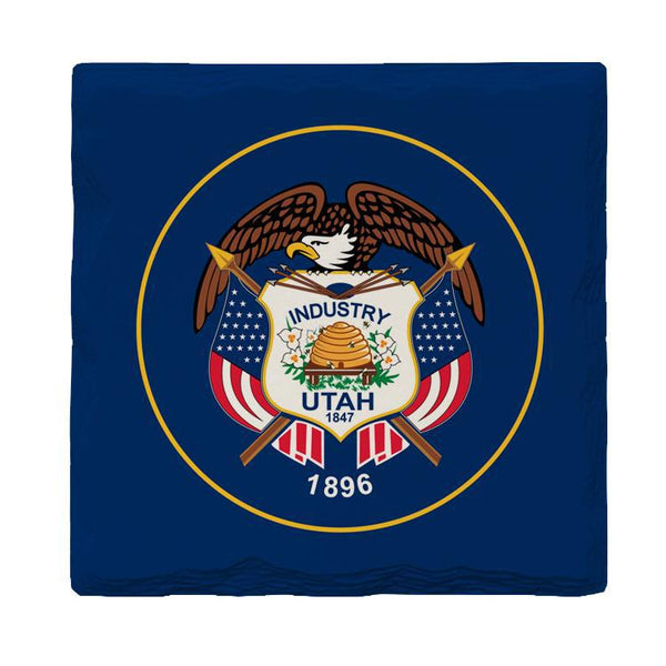 Utah State Flag | Drink Coaster Set