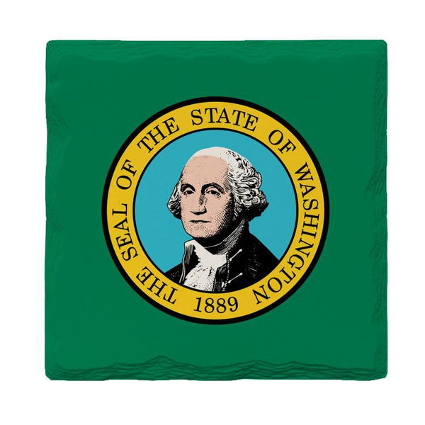 Washington State Flag | Drink Coaster Set