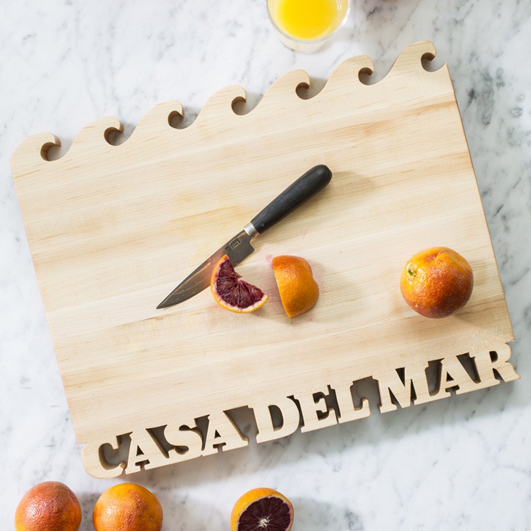 Personalized Cutting Board ~ Waves