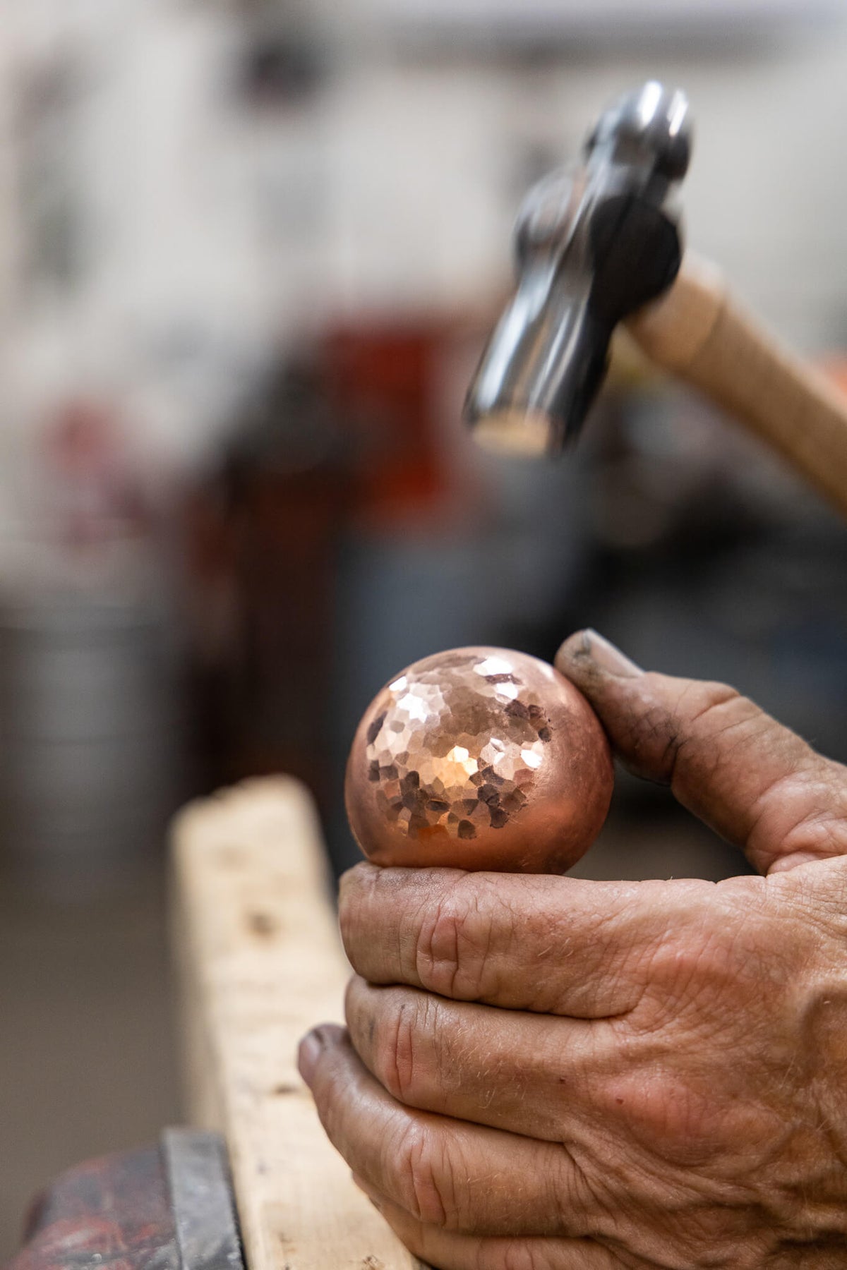 "XO" Copper & Stainless Coffee Scoop - Hand Forged