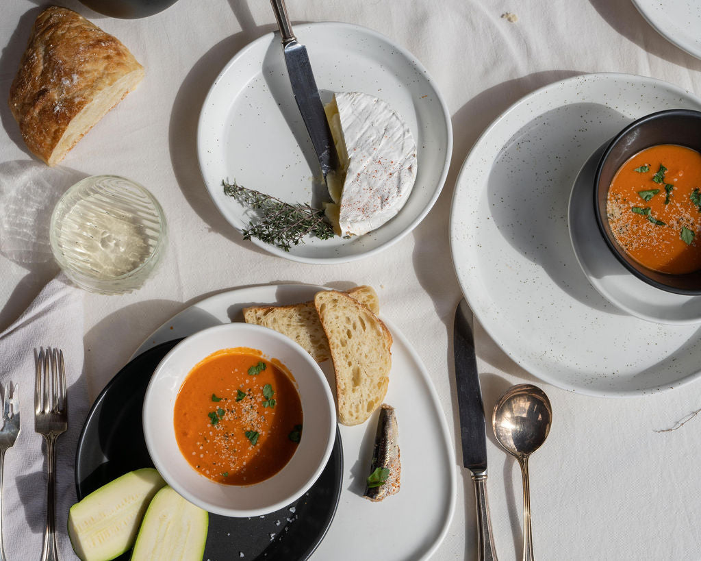 5 Piece Skali Coupe Dinner Setting