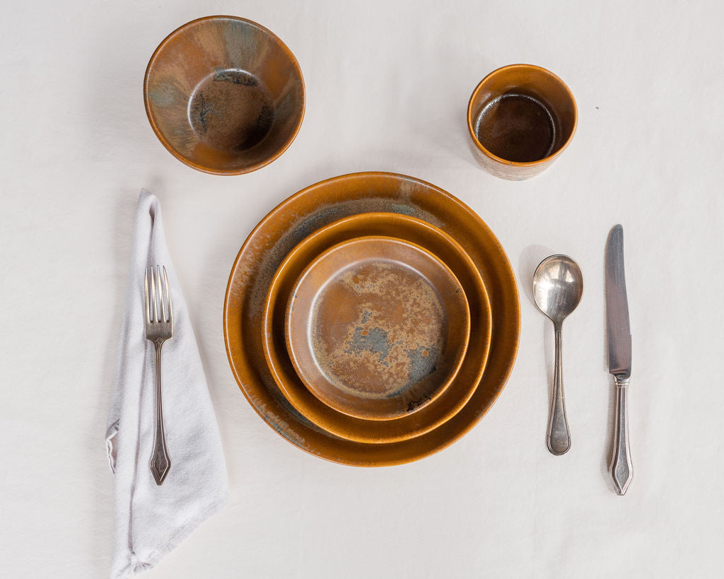 5 Piece Skali Coupe Dinner Setting