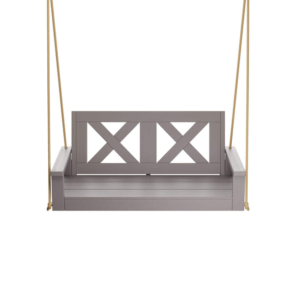 Porchgate Amish Heavy Duty 700 Lb 5-Foot Farmhouse Porch Swing - Dovetail Grey