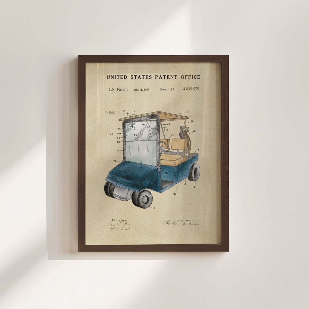 Golf Cart - Blue