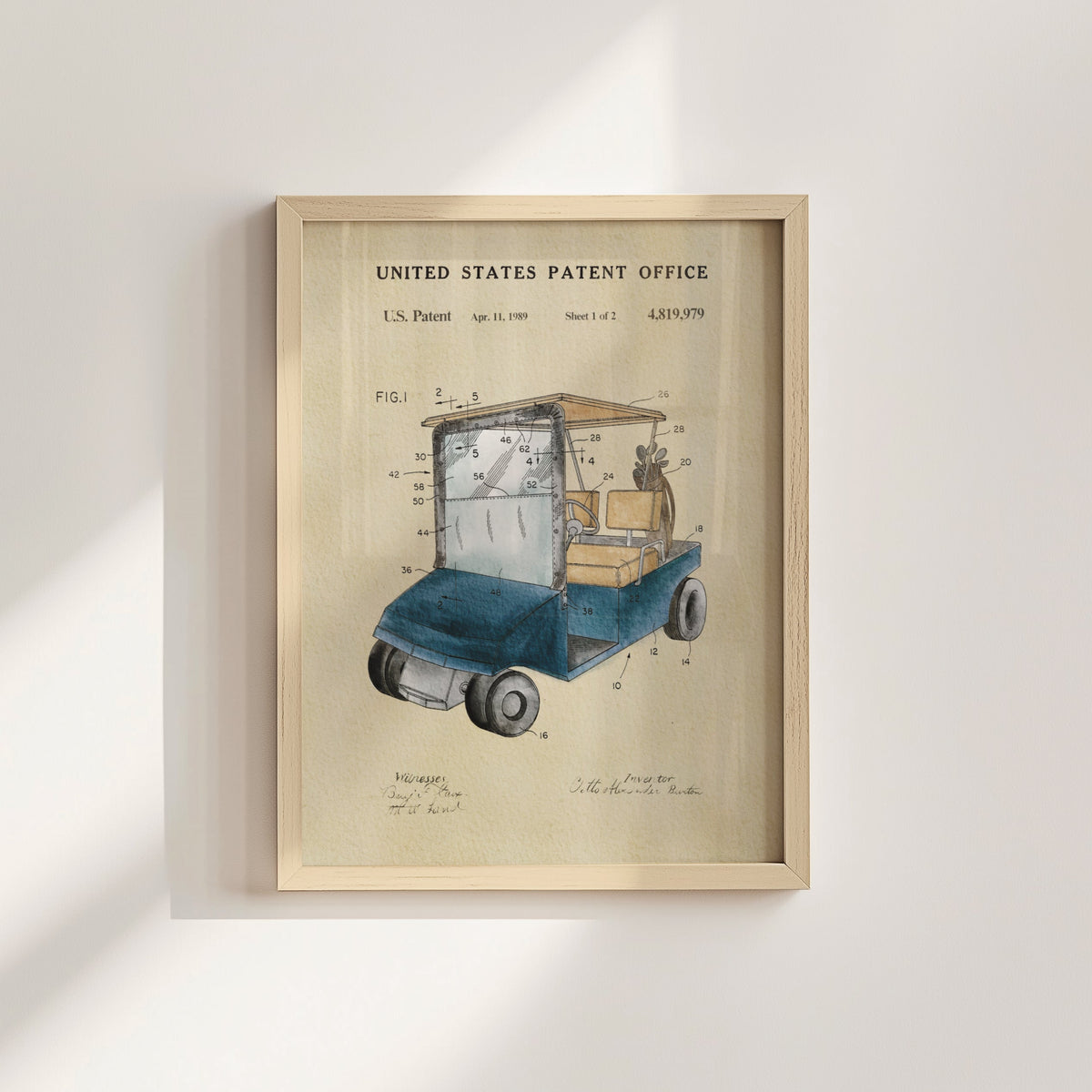 Golf Cart - Blue