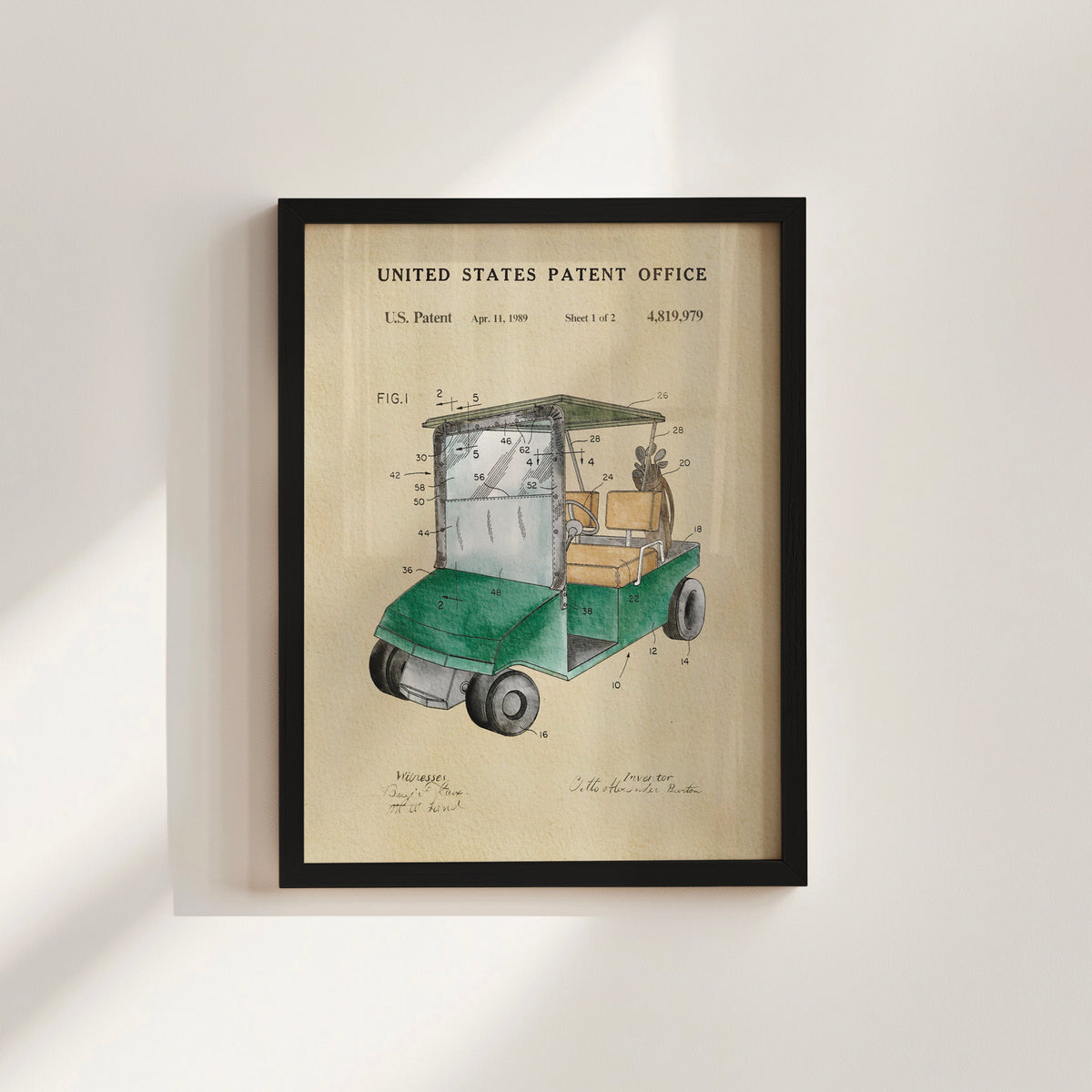 Golf Cart - Green