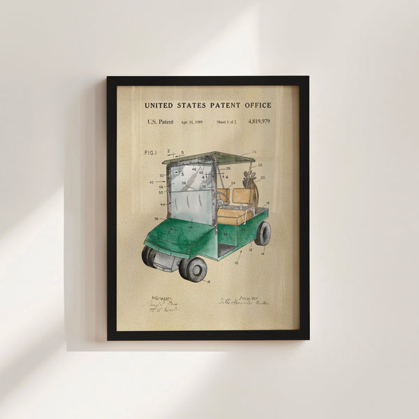 Golf Cart - Green