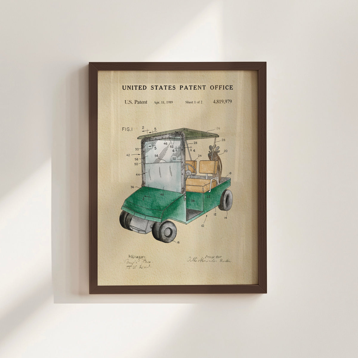 Golf Cart - Green