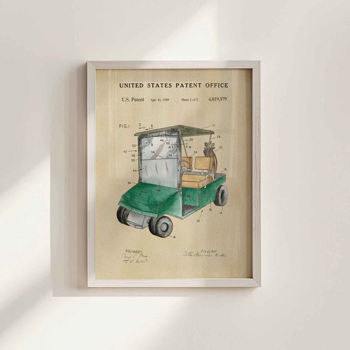 Golf Cart - Green