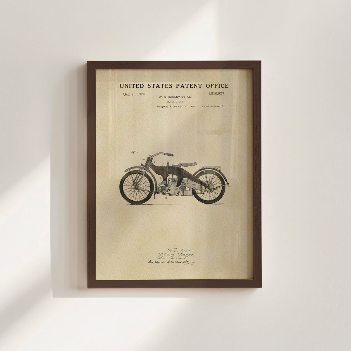 Harley Motorcycle - Black