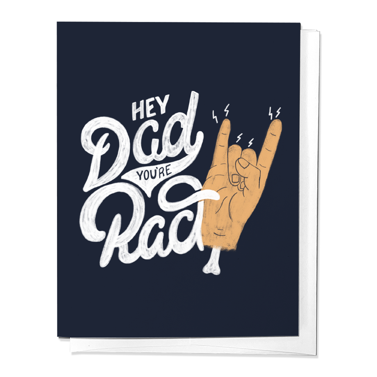 Hey Dad, You're Rad Father's Day Cool HolidayGreeting Card