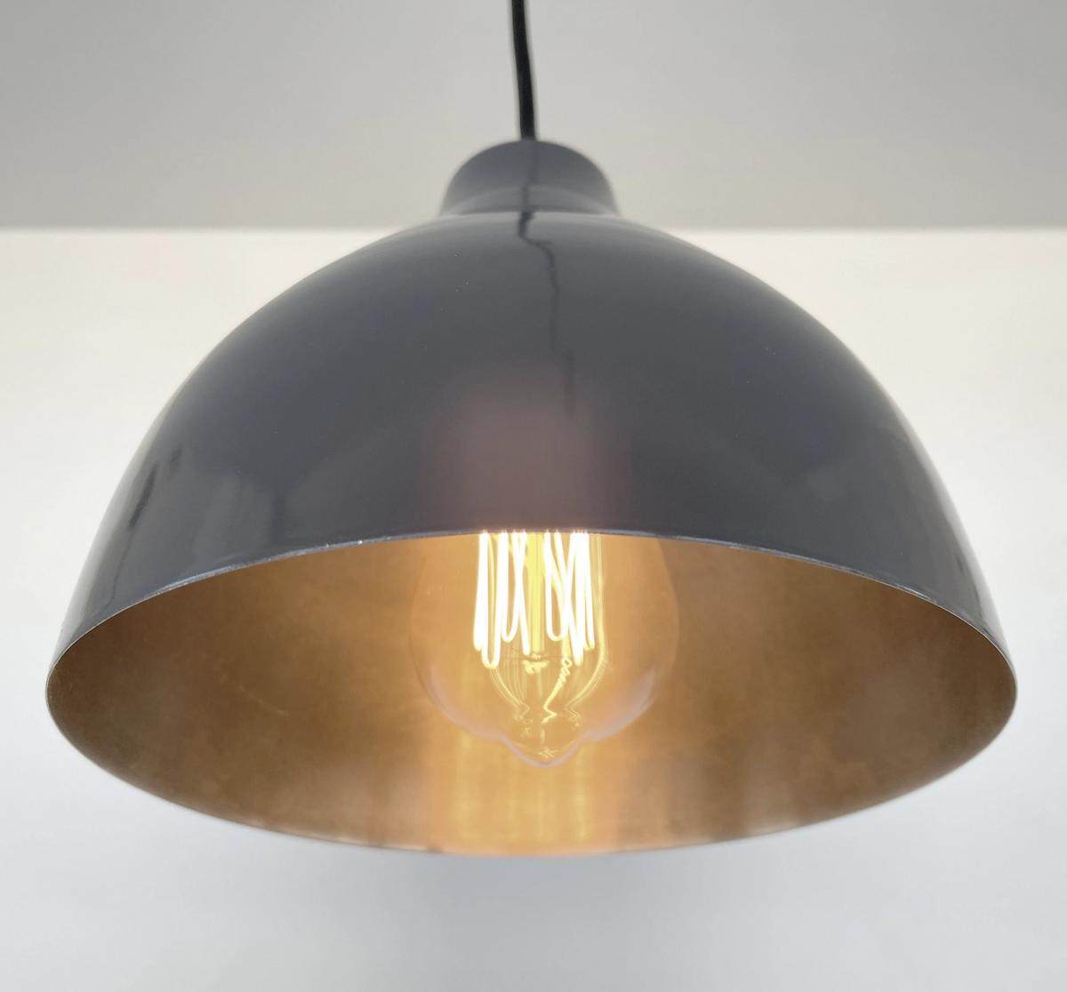 Gun Metal Gray Pendant Light Fixture