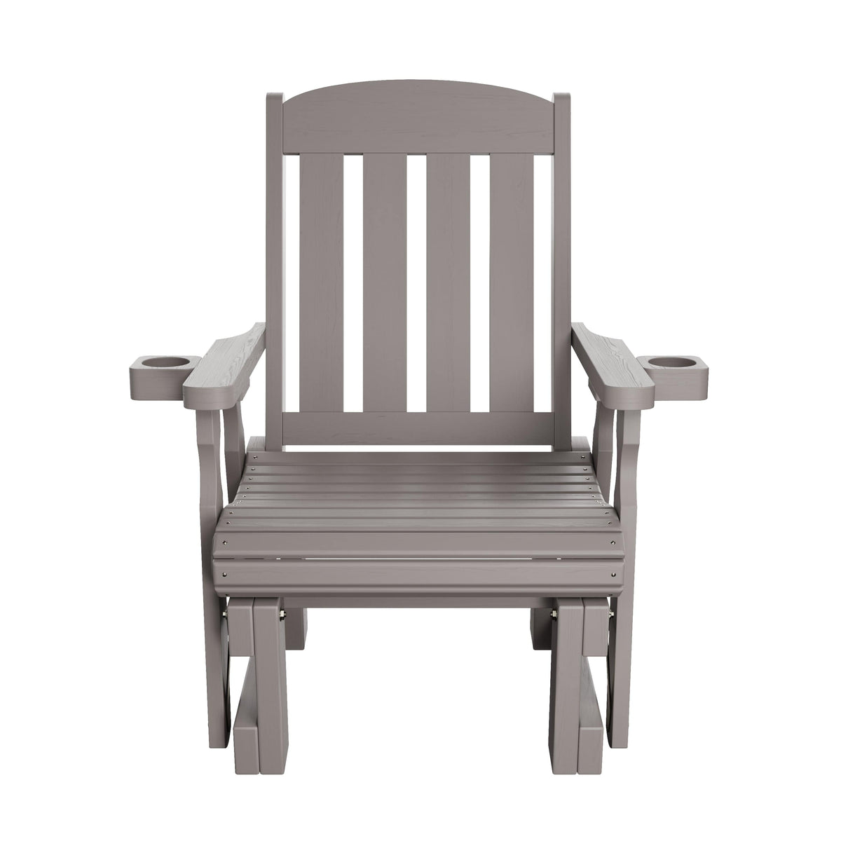Amish Casual Heavy Duty 600 Lb High Back Mission Treated Glider Chair