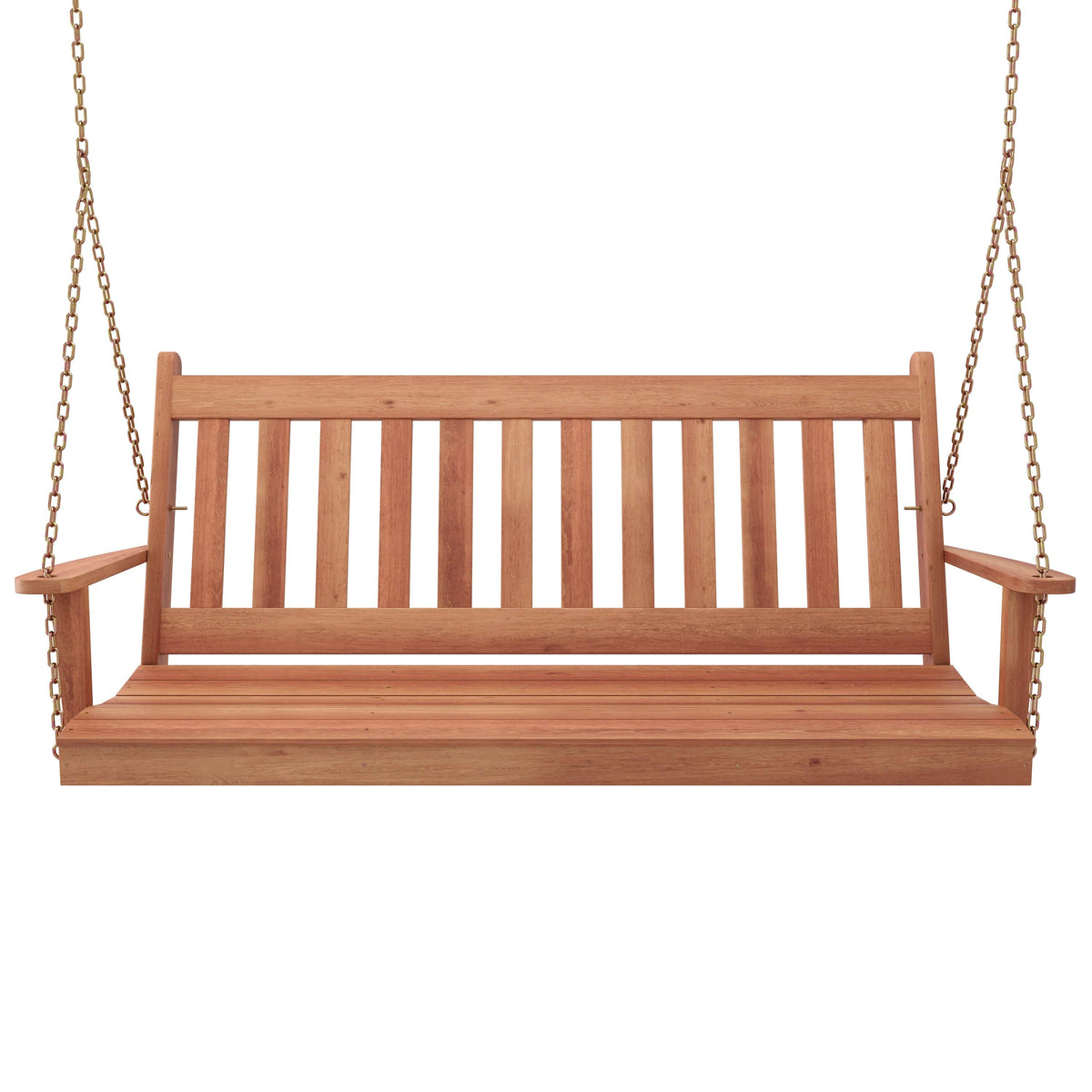 Keystone Amish Co. 5 Foot Franklin Red Cedar Porch Swing without Cup Holders