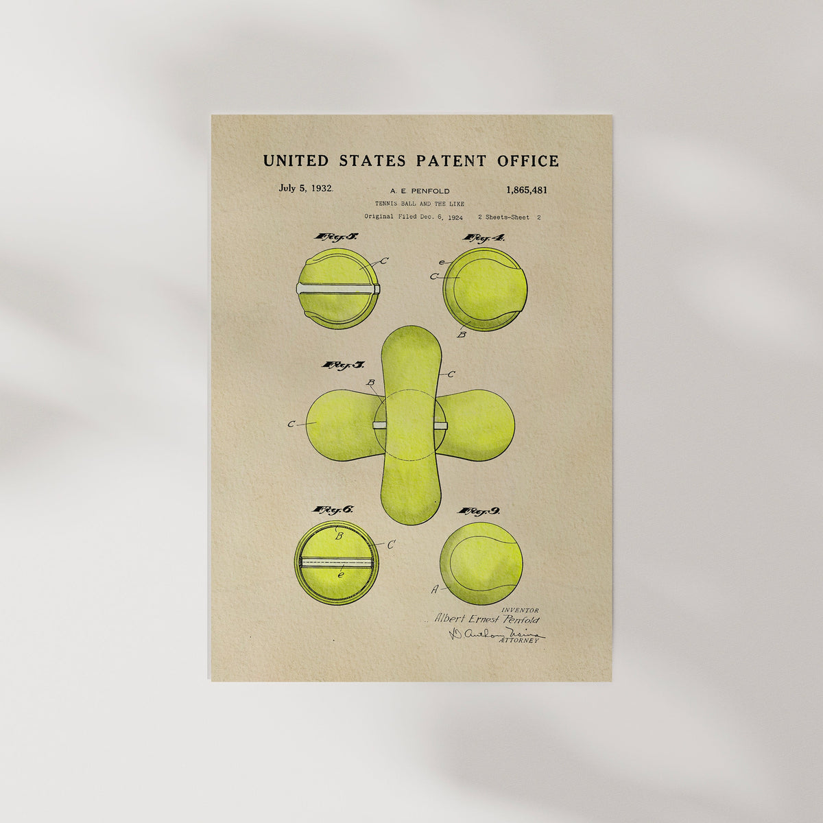 Vintage Tennis Ball