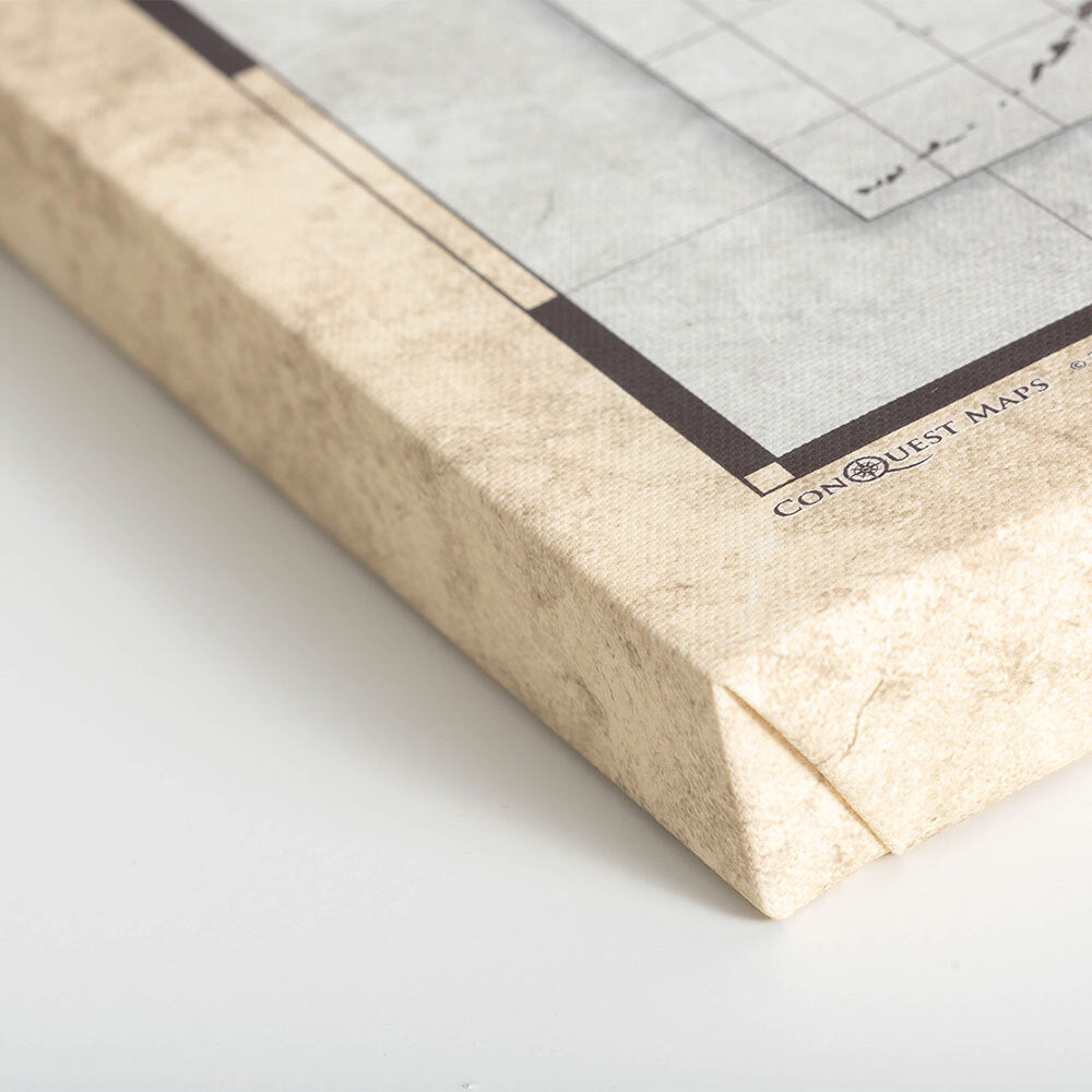 Push Pin National Parks Map - Rustic Vintage - Pins Included!