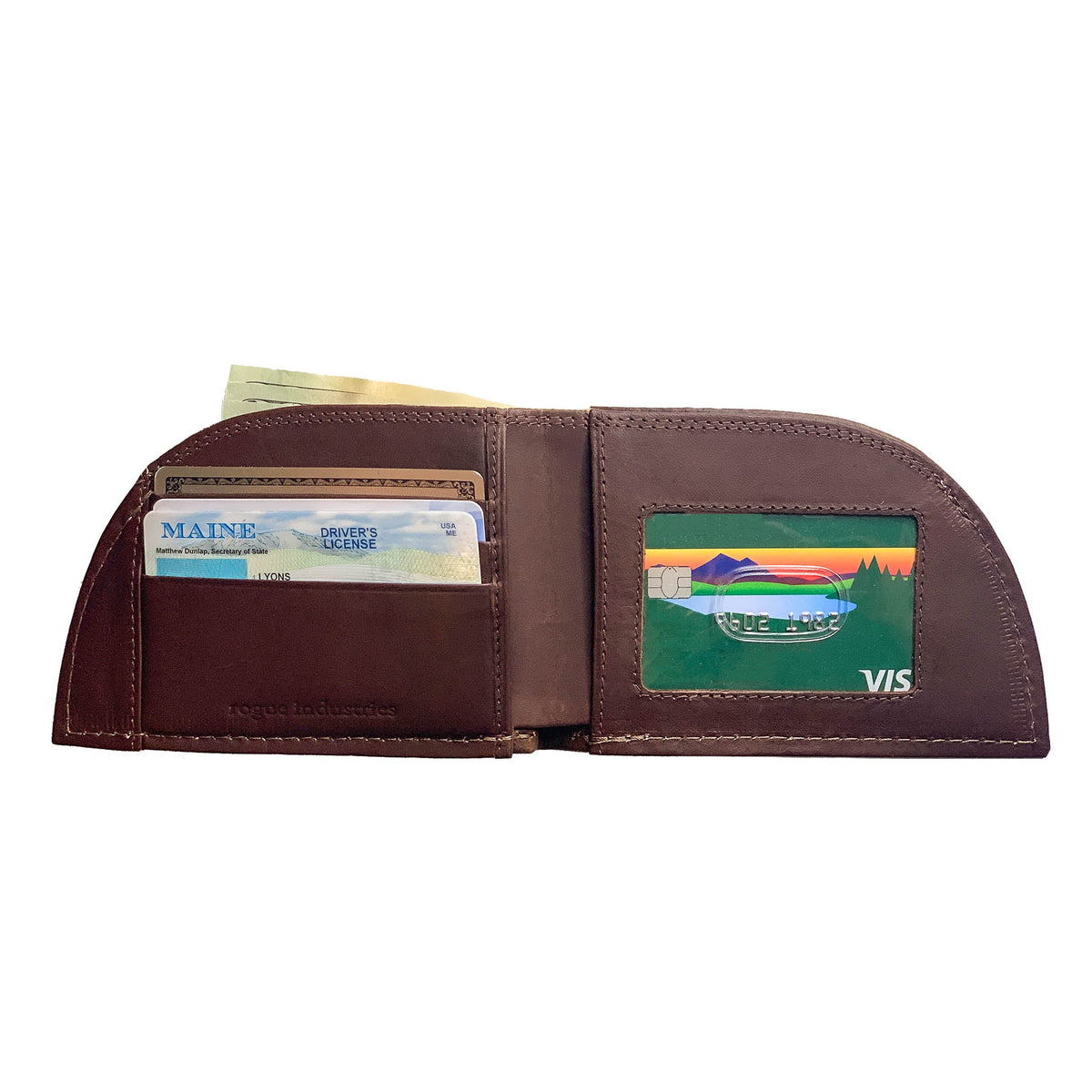 Rogue Front Pocket Wallet in Horween Bison