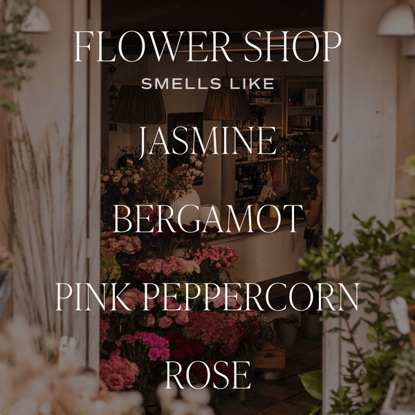 Flower Shop Tinted Glass Jar Reed Diffuser