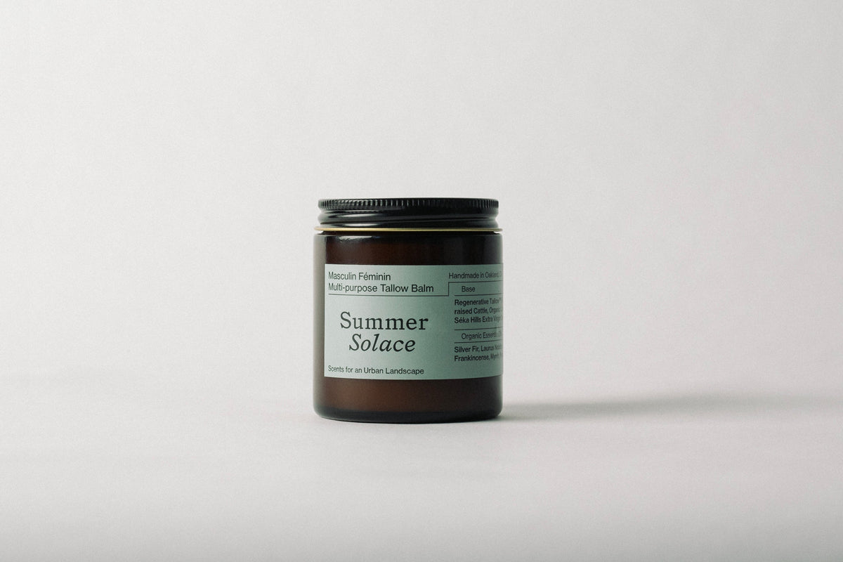 Masculin Féminin Tallow Balm – Frankincense, Patchouli & Hinoki Wood