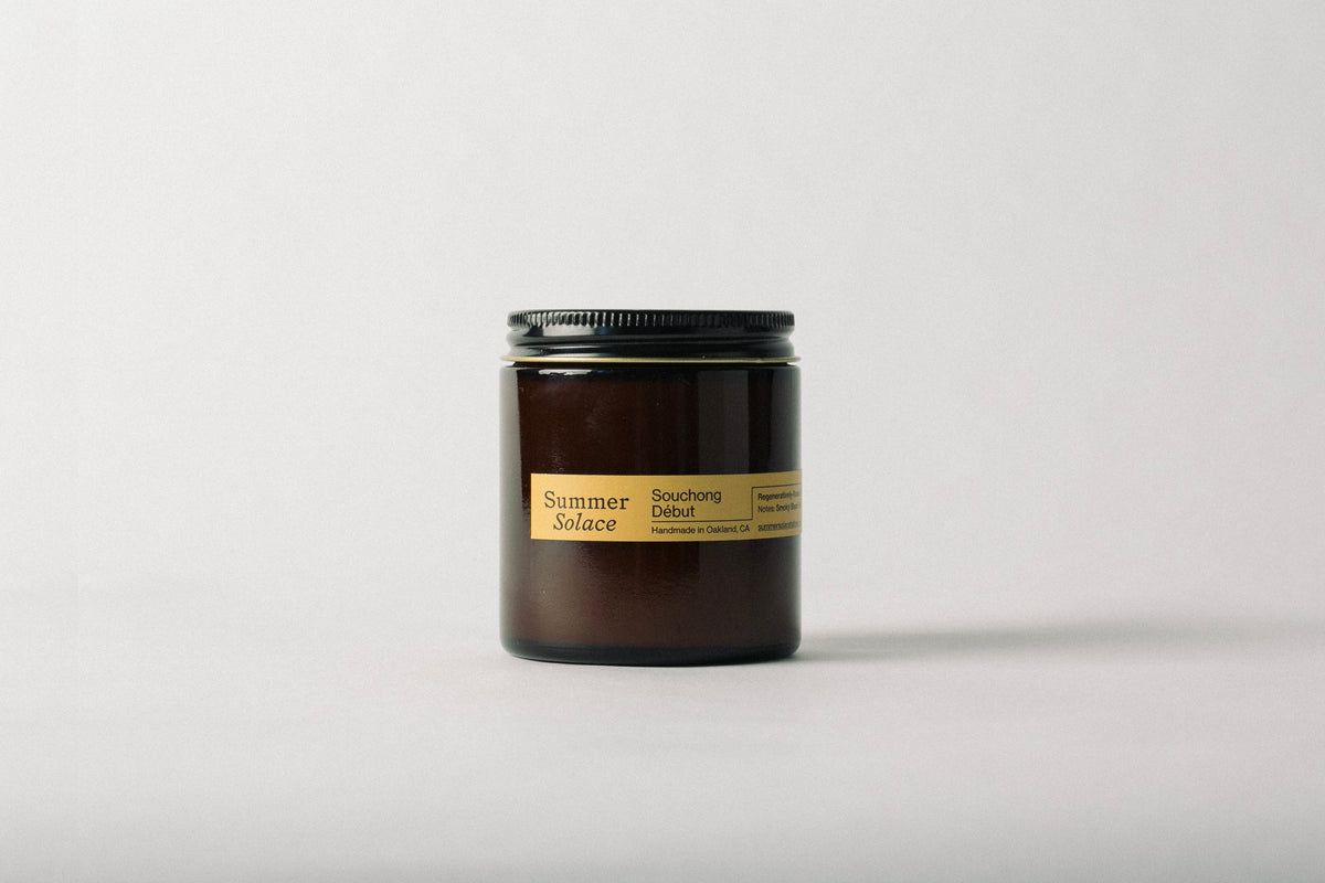 Souchong Debut – Tallow Travel Candle | Black Tea & Vetiver
