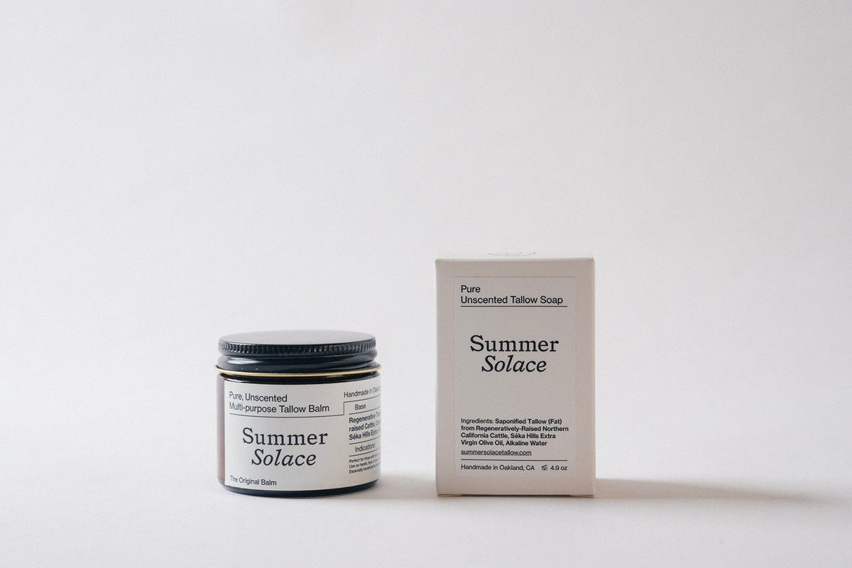 Pure Unscented – Slow Body Care® Set with Regenerative Tallow®