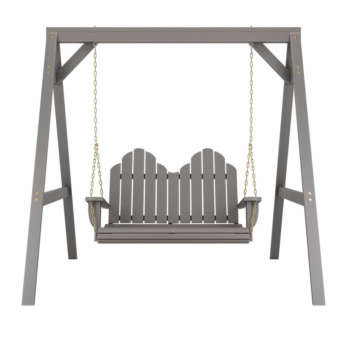 Amish Casual Adirondack Heavy Duty Swing with A-Frame Stand