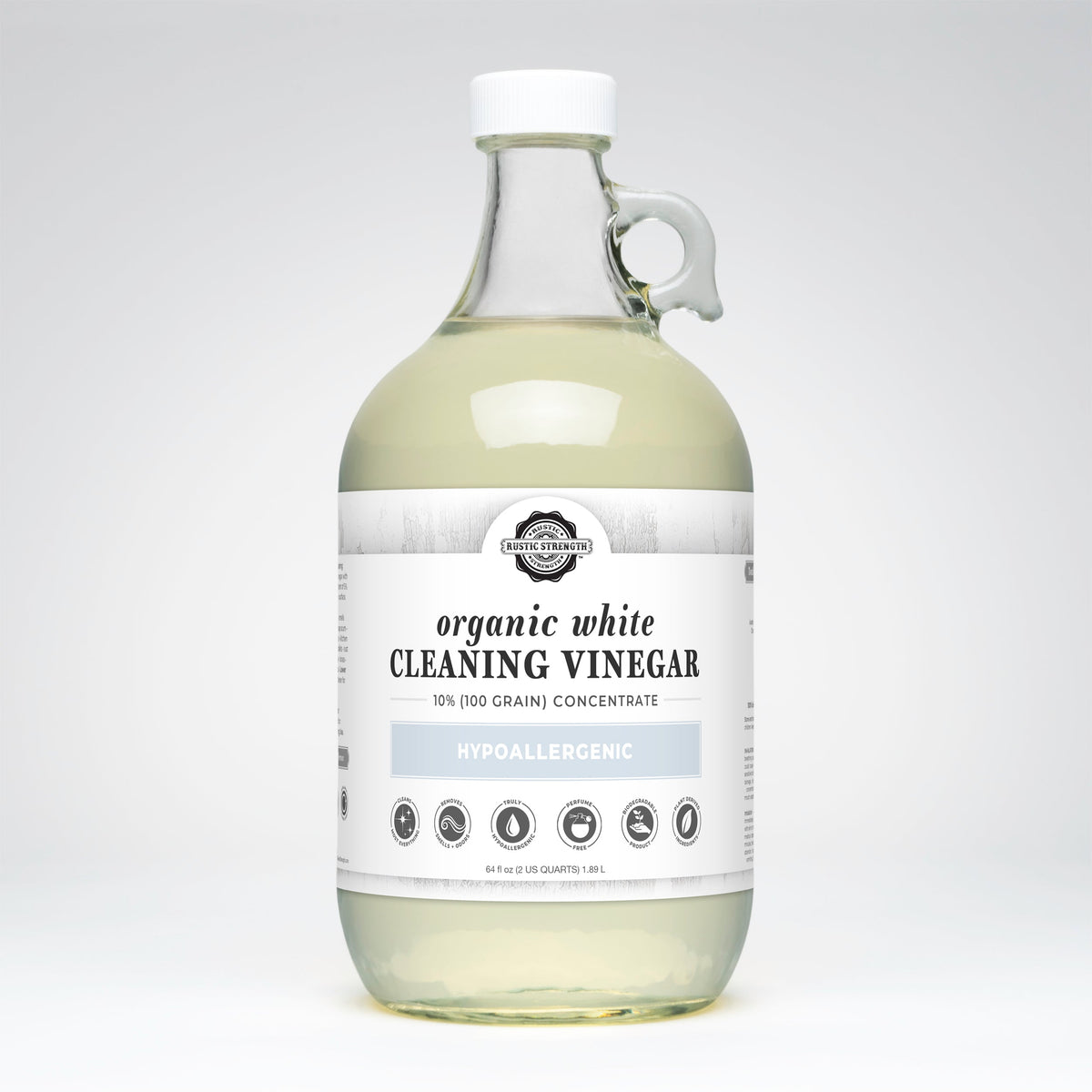 Organic White Cleaning Vinegar Concentrate | 10% (100 grain)