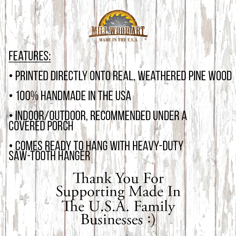Grand Canyon National Park, Arizona Definition Wooden Sign | Wall Art Print on Real Wood